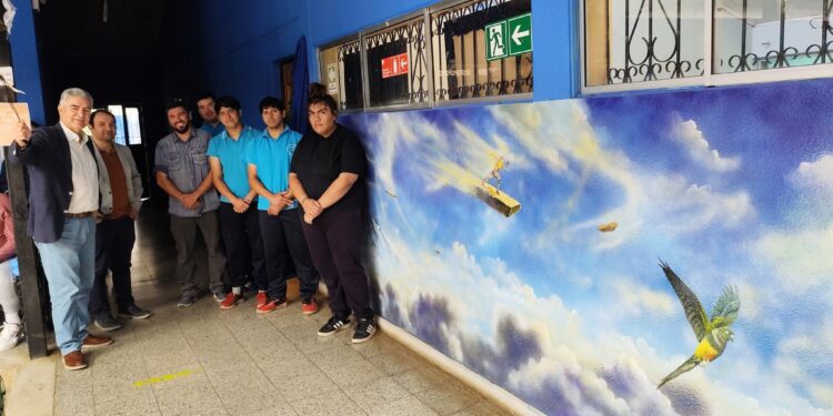 Arte e inclusión: La Escuela Diferencial San Clemente presenta murales para las Olimpiadas 2027.