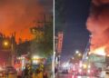 Incendio devastador impactó locales comerciales en Estación Central.