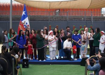 Presidente Boric da el vamos a Jardín Infantil en Lo Espejo.