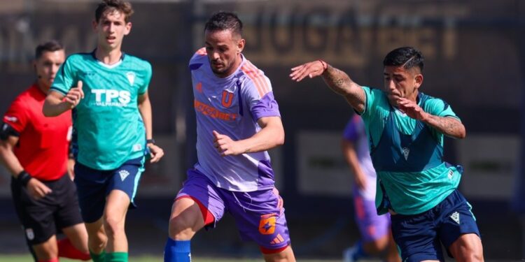 S. Wanderers perdió contra U. de Chile en un amistoso de pretemporada celebrado en el CDA.