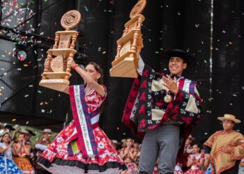 Curicó se llevó la corona en el Campeonato Nacional de Cueca Juvenil de Paine 2026.