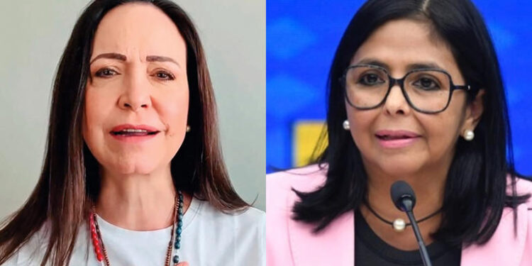 María Corina Machado afirma que Delcy Rodríguez es «más despiadada que Maduro».