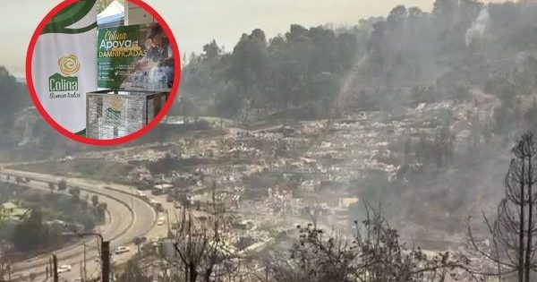 Municipalidad de Colina habilita centros de recolección para ayudar a los afectados por los incendios en el sur.