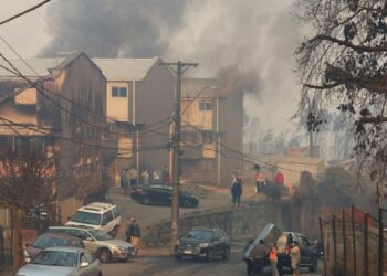 Emergencia por incendios forestales: se declara toque de queda en la Región del Biobío.