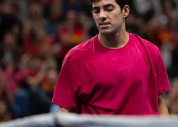 Debut y despedida: Cristian Garín se despidió en primera ronda y el Australian Open se quedó sin chilenos.