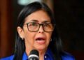 Delcy Rodríguez afirma que afronta «sin miedo» las discrepancias con Estados Unidos.