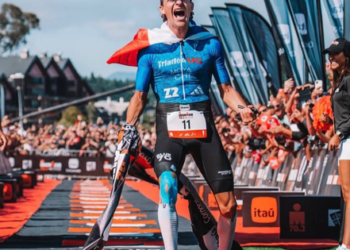 Diego Moya hace historia al ganar el Ironman 70.3 de Pucón, ¡y con récord bajo el brazo!