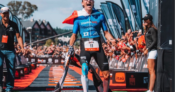 Diego Moya hace historia al ganar el Ironman 70.3 de Pucón, ¡y con récord bajo el brazo!