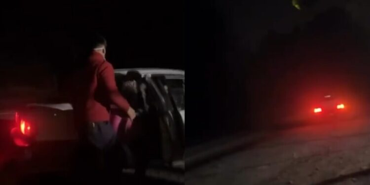 Conocido minimarket en el norte de Los Ángeles fue víctima de un violento robo.