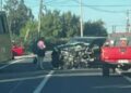 Accidente entre un bus y un Jeep dejó heridos en la ruta Los Ángeles – Cerro Colorado.