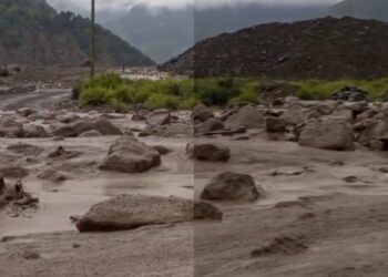 Cerca de 200 familias están aisladas en Alto Biobío debido a la crecida del río y los derrumbes.