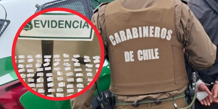 Detienen a tres delincuentes por tráfico de drogas en Yumbel, incluyendo a un joven de solo 15 años.