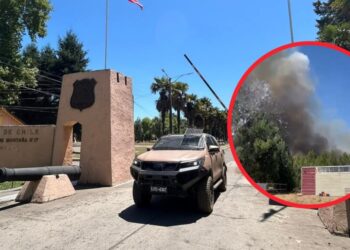 Autoridades establecen toque de queda nocturno en Nacimiento y Laja debido a la emergencia en el Biobío.