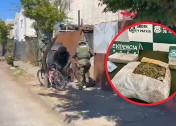 Desmantelan banda delictiva en Los Ángeles y confiscan varios kilos de droga en Cabrero.