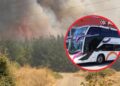 ¿Eres bombero? Compañía de buses otorga pasajes gratuitos en Biobío, Ñuble y La Araucanía durante el estado de emergencia.
