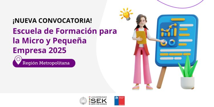 USEK lanza convocatoria para la Escuela de Formación de Micro y Pequeñas Empresas en la RM.