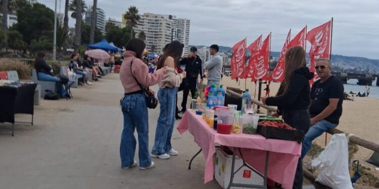 ¿Un desierto urbano en el borde costero de Viña del Mar? Ruidos, alcohol, comida callejera y comercio informal provocan la indignación vecinal.