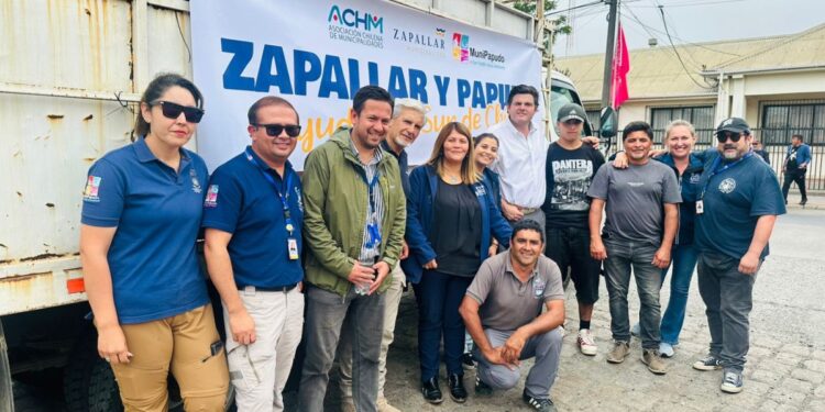 Zapallar y Papudo enviaron 5 toneladas de asistencia a los afectados por los incendios en el sur.