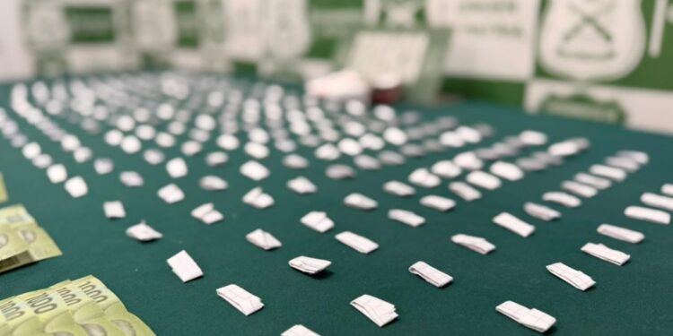 Tres detenidos por tráfico de drogas en pequeñas cantidades en Cartagena.