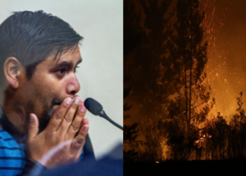 Imputado por incendio forestal en Concepción no sabía que la cocina a leña que utilizaba tenía fallas.