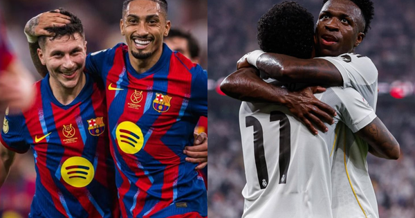 Real Madrid y Barcelona protagonizarán otro Clásico en la final de la Supercopa de España 2026.