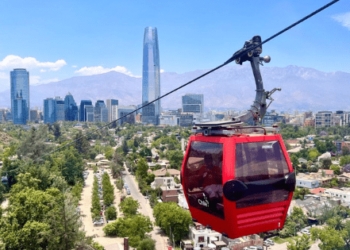 El teleférico Pío Nono ya tiene más del 95% de las obras listas.