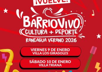 El evento «Barrio Vivo» regresa este verano 2026 en Rancagua con actividades culturales, deportivas y opciones para toda la familia.