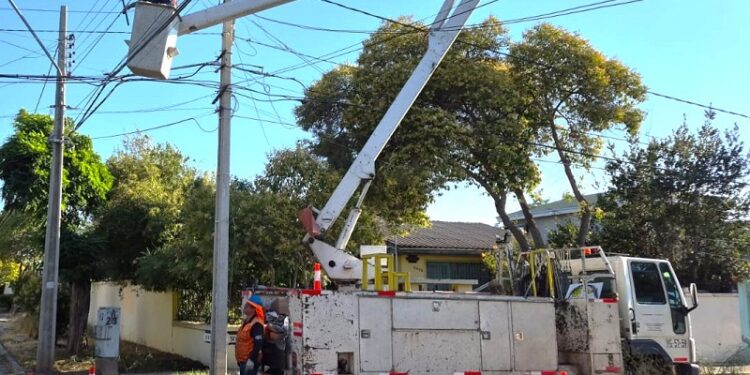 CGE reporta que se han registrado varios robos de cables en San Bernardo a comienzos de 2026.