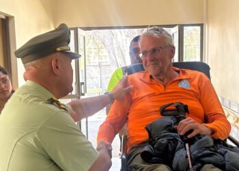 Rescatan a un turista polaco que estuvo perdido durante tres días en el Valle de Elqui.