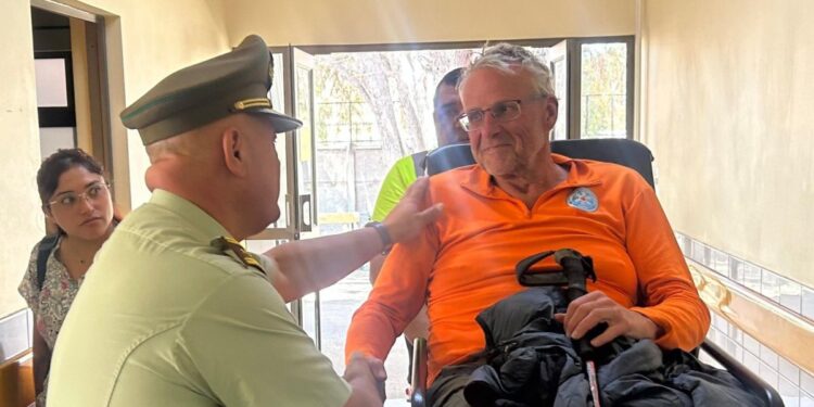 Rescatan a un turista polaco que estuvo perdido durante tres días en el Valle de Elqui.