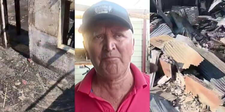 Vecino de Laja lo perdió todo en un incendio forestal: “Ya hemos limpiado, pero lo más complicado empieza ahora… la reconstrucción”