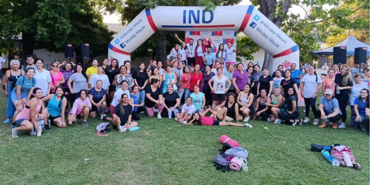 Talleres del IND pretenden promover la actividad física y la vida comunitaria en la región del Maule.