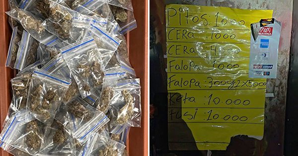 «Minimarket» de drogas con listado de precios en la entrada siguió funcionando a pesar del operativo policial.