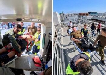 Dos pacos baleados en brutal desalojo en la megatoma de San Antonio.