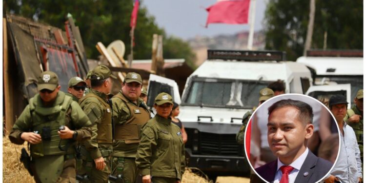Desalojo en San Antonio: Sebastián Zamora denuncia «ausencia de apoyo político» y «temor» de Carabineros a enfrentarse a nuevos juicios.