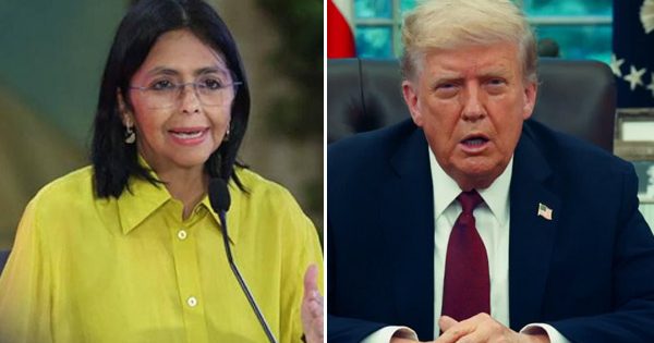 Delcy Rodríguez invita a Trump a “colaborar juntos en una agenda de cooperación para un desarrollo compartido”.