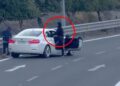 [VIDEO] Encerrona en Chamisero: roban auto a la vista de todos en la entrada de la autopista