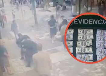 Carabineros desmantelan banda de estafadores en pleno centro de Santiago.