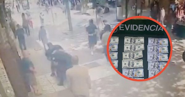 Carabineros desmantelan banda de estafadores en pleno centro de Santiago.