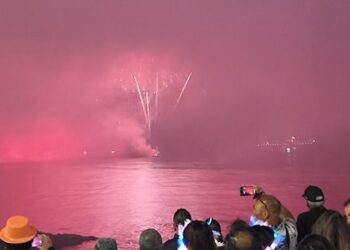 Neblina y humo empañaron el Año Nuevo en la costa: Miles de personas se perdieron los fuegos artificiales.