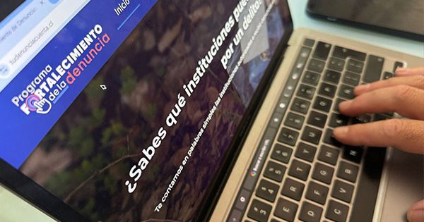 Gobierno Regional de Santiago estrena plataforma digital para ayudar en el ingreso de denuncias.