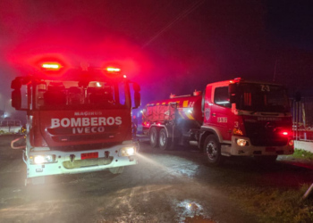 Un incendio estructural arrasó con una vivienda en la zona rural de Los Ángeles.