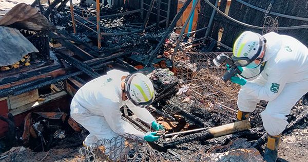 Tragedia de Año Nuevo en Melipilla: cuatro niñitas pierden la vida en un incendio en casa.