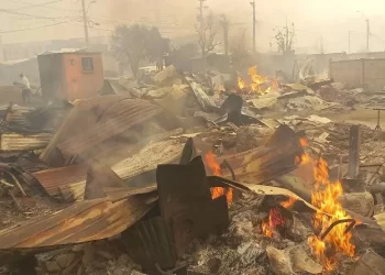 Tragedia por incendios: confirman la muerte de un residente de Punta de Parra.