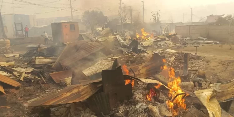 Tragedia por incendios: confirman la muerte de un residente de Punta de Parra.