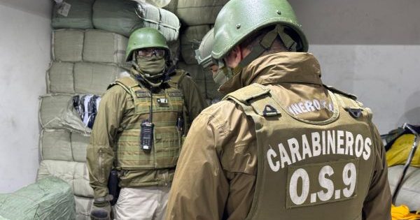 Las incautaciones de drogas aumentaron un 62 % y pasaron de las 60 toneladas en 2025.