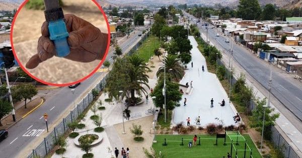 Parque Claudio Arrau de Colina sufre serios daños a pocos días de su inauguración.