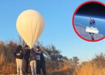 La historia del STAX³PLORER: el globo que alcanzó la estratósfera y unió a un liceo de Colina.