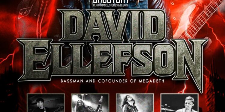 Terror Society se une al regreso de David Ellefson en Chile como teloneros.