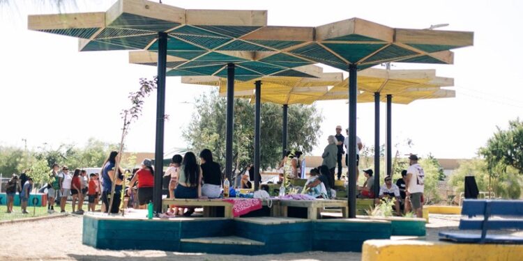 Semillas Urbanas, el lugar de encuentro cultural y deportivo en el sector del Hospital El Pino en San Bernardo.